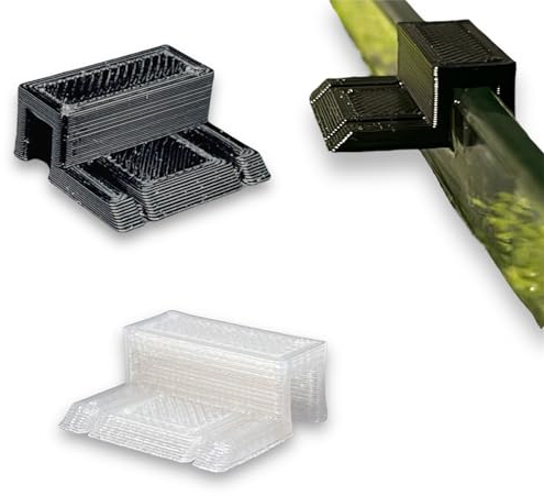 Generisch Halterung für Abdeckscheibe 2-19mm Aquarium Abdeckung 4 Stück (4mm Glasstärke, Transparent)