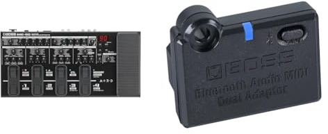 BOSS ME-90 Guitar Multi-Effects | All-In-One Guitar Processor | 11 Onboard AIRD Amp Models & Bluetooth® Audio MIDI Adaptor | BT-DUAL | Brings Bluetooth Audio and MIDI Capabilities to CUBE