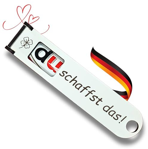 Du schaffst das! - Originelle DUPLO Schokoriegel Geschenkbox mit Geldschein-Fach zum Personalisieren, Trost Geschenk, Motivation zum neuen Job, viel Glück, Glücksbringer