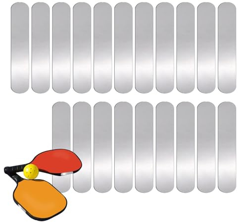 Juego de 20 cintas adhesivas de equilibrio de tenis, cinta adhesiva fuerte para remo de pickleball, para jugadores, palos de golf, deportes al aire libre, swing, hombre, mujer, hobby, tiempo libre