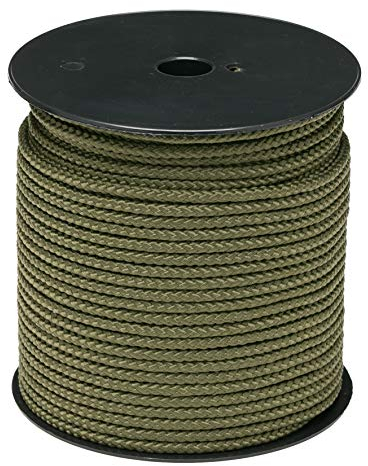 Flandria Corde polypropylène tressé Kaki 6 mm ± 100m, 416K Flandria