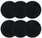 Mülleimer Komposteimer Aktivkohlefilter,17cm Verdickung Küche Kompost Abfalleimer Kohlefilter, Küchen Kompostbehälter Filter,Mit Deckel Küchenkomposter Küchenabfalleimer Matte (Schwarz, 6.7)