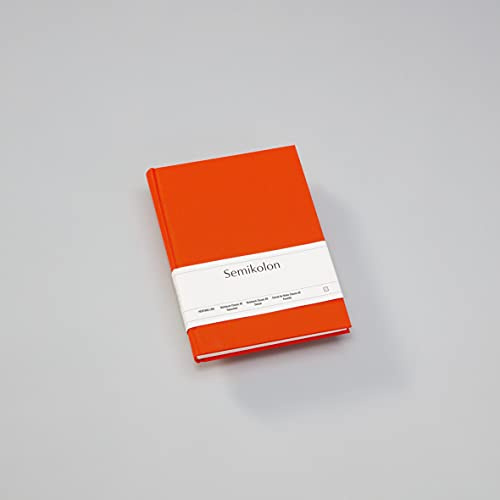 Semikolon Notizbuch Classic A5 dotted orange