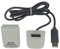 vhbw Play & Charge Kit kompatibel mit Microsoft Xbox 360 Controller - 1x Ladekabel, 1x Akku, Grau, Weiß