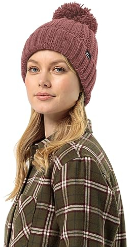 Jack Wolfskin Damen HIGHLOFT Knit W Beanie-Mütze, Afterglow, M
