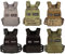 Exersci® Tactical Weighted Vest (1.5kg - 23.5kg) - Calisthenics, Bodyweight Workouts, HIIT, Cardio & Strength Training (20kg Vest (Vest + 2 x 4.25 + 2 x 5kg Plate), BLACK CAMO)