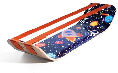 GIBBON SlackBoard Plus - 2-in-1 Slackline Balance Board for Adults