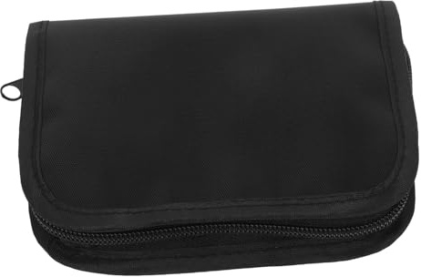 VALICLUD Étui Pour Diabétique Portable Noir, Paquet De Rangement Compact, Résistant Aux Chocs En Polyester, Pochette Organisée Compartiments Multiples, Pour Voyage Et Surveillance Glycémie