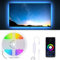 B.K.Licht - USB LED Strip 2m smart via App- und Sprachsteuerung, buntes RGB Licht, dimmbar, Smart Home LED Streifen, Leiste, Gaming Deko, Band, Lichtleiste, 200x1x0,3 cm, Schwarz