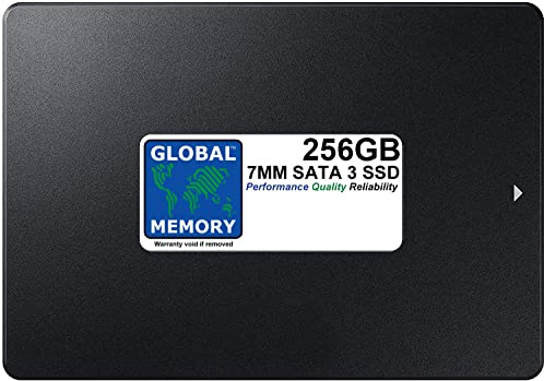 GLOBAL MEMORY 256GB 7MM 2.5 SATA 3 SOLID STATE DRIVE (SSD) FOR LAPTOPS/DESKTOP PCs/SERVERS/WORKSTATIONS/MOTHERBOARDS