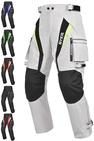 Motorcycle Pants for Men and Women Armored Cordura Overpants Enduro ATV Dual Sports Motocross Cargo Work Touring