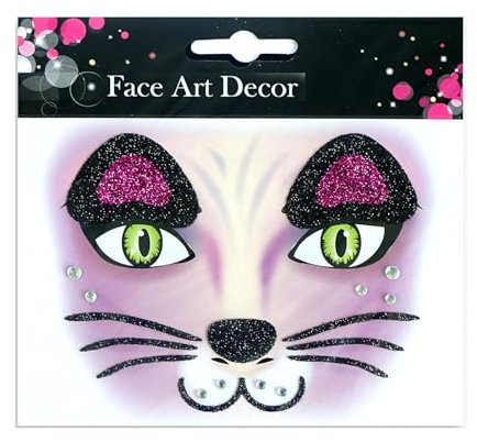 Blingbling - Adesivo per trucco per festival, per feste di festival, bel viso, vetro