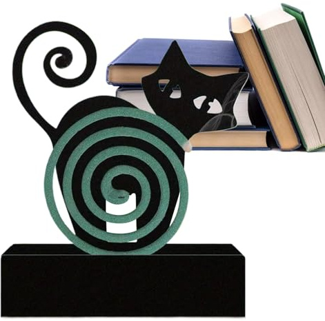 Celuicion Soporte en para ahumadero portátil, en Forma de Gato, para jardín, balcón, Camping, pícnic, terraza