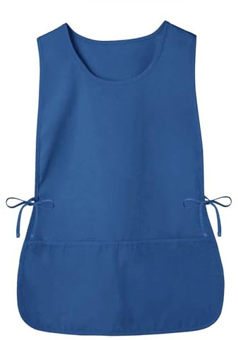 YJZQ Tablier T-shirt Tablier de Bavette Blouse Gilet à attache latérale avec poche de Rangement Unisexe Gilet pour Salon de Coiffure Cuisine Cordonnier Personnes âgées
