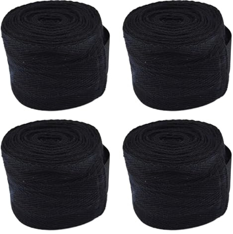 Csafyrt 4Pcs Bandages de Main de Boxe 5 5 Yards x 2 Pouces Bandages Poignet en Coton Boxe Bandage Compression Poignet Élastique G