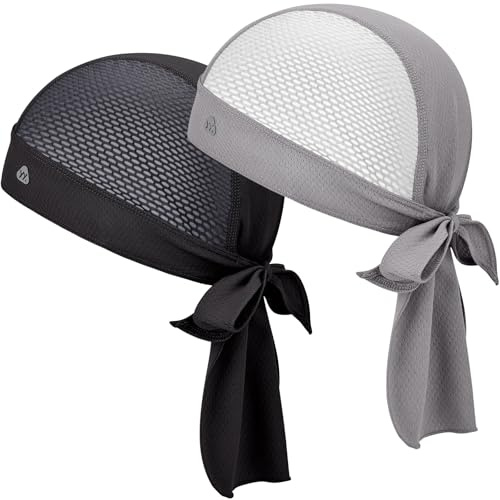 YANIKY Bandana deportivo con protección de nuca alargada, pañuelo para hombre y mujer, transpirable, multipack como cubreboca, Durag para exterior, carrera, trabajo, Talla única