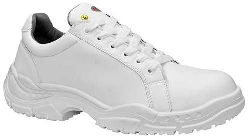 ELTEN White Loop Low ESD S2 - Zapatos de seguridad para hombre, ligeros, color blanco, puntera de acero, talla 35