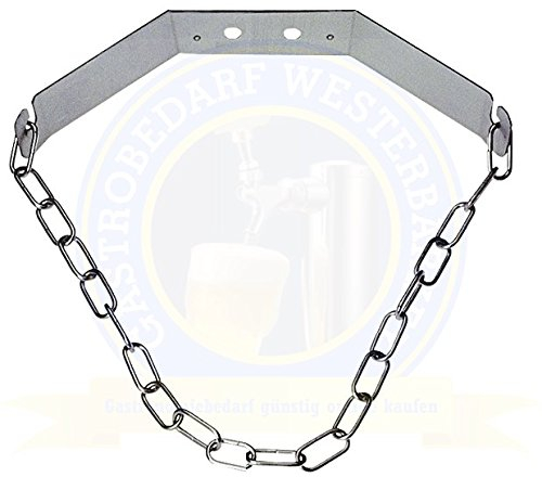 Gastrobedarf Westerbarkey Flaschenhalter Wandhalter für Co² Kohlensäureflaschen