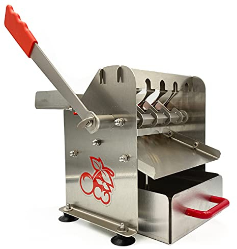 Harvest Fiesta - Stainless Steel Deluxe Cherry Pitter - 5-At-Once Capacity