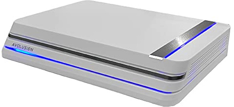 Avolusion PRO-X (White) 6TB USB 3.0 External Gaming Hard Drive for PS5 Game Console (Renewed)