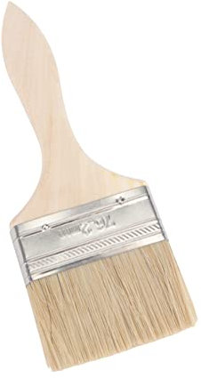 DOITOOL Paint Brush Wood Handle Bristle Brush for Adhesives Touchups for Car Detailing and Paint Work