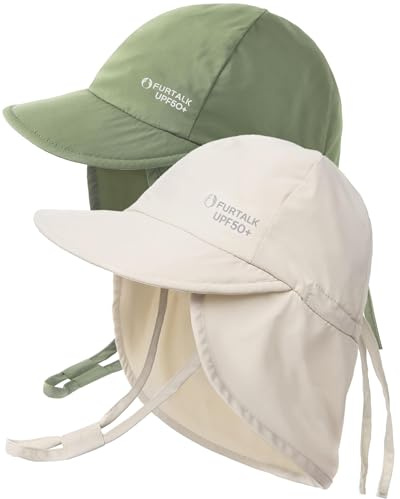 FURTALK Baby Sun Hat Girls and Boys Summer Beach Swim Hat Essentials UPF 50+