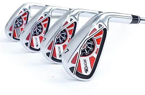 Hierro para palos de golf #7, longitud 62 cm con agarre correcto (con agarre estándar)