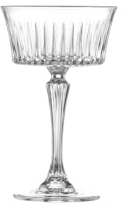 RCR Timeless Stielgläser, 6 Stück, elegantes Tafelservice, 100 % Made in Italy, Fassungsvermögen 26 cl