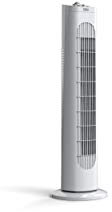 Beko EFW5100W Ventilateur tour, 50 W, 43 decibels, plastique, 3 vitesses - sans télécommande ,Blanc (Reconditionné)