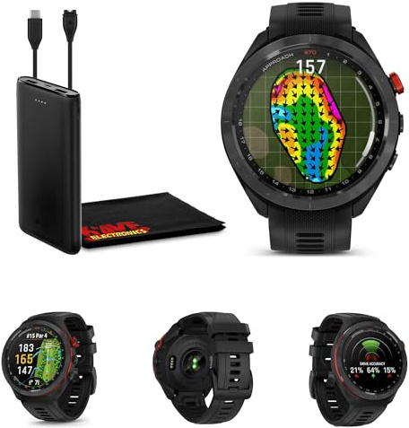 Garmin Approach S70 47MM Golf GPS Smartwatch for Men, Lightweight Touchscreen AMOLED Display and 42000 Preloaded Courses