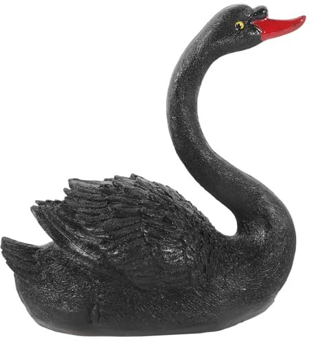 Toddmomy 3stücke Outdoor Garten Schwan Statue Simulierte Wasserfläche Dekoration Für Teich Und Garten Realistische Harz Skulptur Für Fotografie Und Landschaftsgestaltung