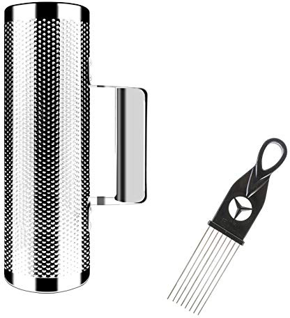 EastRock Guiro Shaker Stainless Steel 8 3 Percussion Guiro Musical Instruments with Scraper