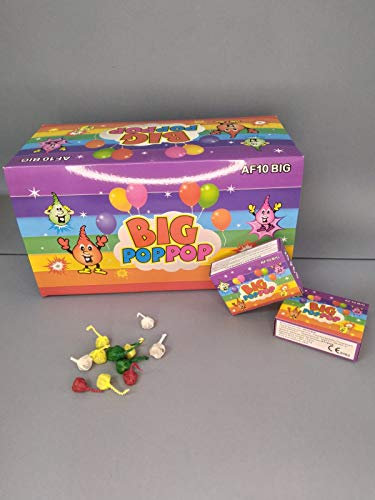 art fireworks allevi Pop Pop Big 100 Pezzi petardino da Ballo Grande (5 scatole da 20 Pezzi) Giochi pirici