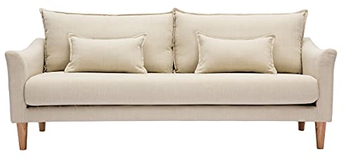 Miliboo Design-Sofa 3 Plätze Beiger Kate