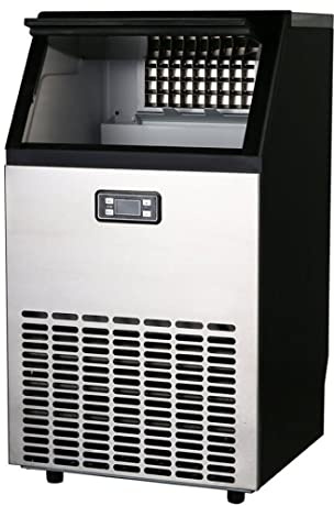 Stalwart DA-HZB45 Commercial Ice Cube Machine Under Counter 45kg/24h 15kg bin