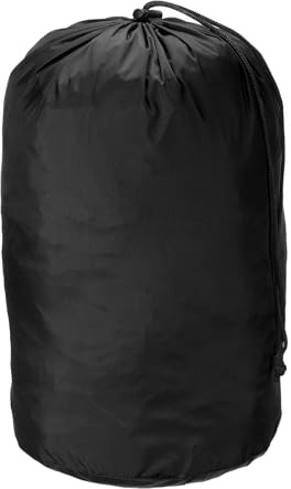 PATIKIL Stuff Sack, 9 x 16 Inch Waterproof Outdoor Storage Sack Upgrade Drawstring Bag Ultralight Ditty Bags Portable Dust Flap for Organizing Camping Hiking Travel Gear Gym, Black