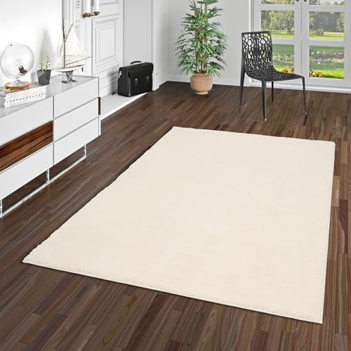 Pergamon Luxus Super Soft Hochflor Langflor Shaggy Teppich Einfarbig Wohnzimmer Schlafzimmer Kinderzimmer