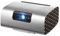 ViewSonic M10 Tragbarer RGB Laser Smart Projektor mit Harman Kardon Lautsprecher​, Silber