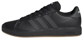 adidas Grand Court Base 2.0 Shoes, Zapatos Hombre, Core Black/Carbon/Alumina, 41 1/3 EU