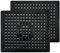 Lnserto per Lavello, 2 Pezzi Tappetino Lavandino Cucina Silicone, Tappetino Drenante, Tappetino Drenante, Inserto per lavello in Gomma, Inserto per lavello in Gomma, Nero