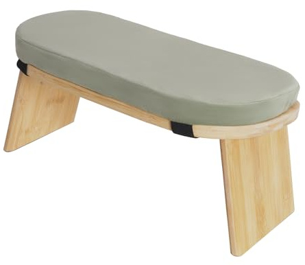 SailorMoon Panca da meditazione pieghevole, 44 x 19 x 21 cm, panca da yoga, sgabello da meditazione ergonomico, pieghevole, 180 kg, sedia, dispositivo sportivo ergonomico
