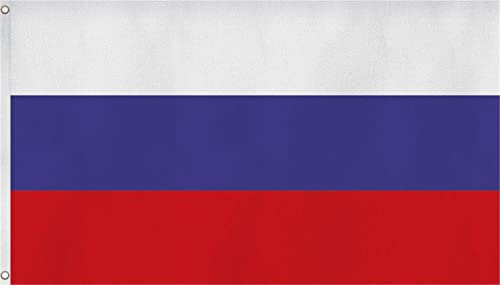 Fahne mit Messingösen 90 x 150, 150 x 250 oder 300 x 500 cm wählbar Farbe Russland Größe 150 x 250
