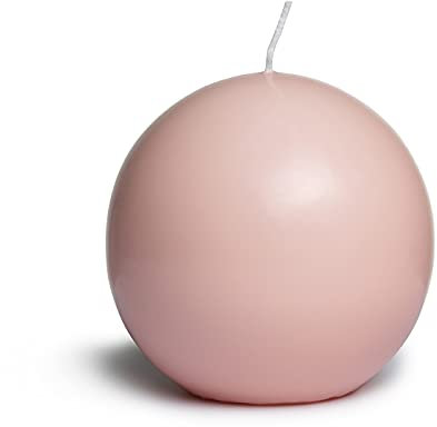 In Flore, Victoria - Vela esférica (10 cm), color rosa