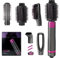 Iceagle Cepillo Secador de Pelo - 5 en 1 Cepillo de Aire Caliente, 5 Cabezales intercambiables para Cabellos Luminosos y Lisos, Pelo de Iones Negativos, Secador de Pelo, Rizador, Peines, 1200 W
