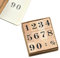 Stempel set, 12 Stück Zahlen Holzstempel, Nummer 0 bis 9 Gummistempel, Stempel zahlen, Zahlenstempel set für DIY Grußkarten, Scrapbooking, Handwerk, Kartenherstellung(Beige,Size:2.4 * 2.5CM*1.6CM)