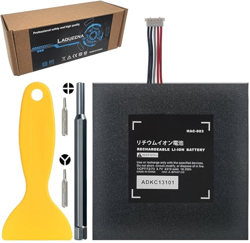 LAQUEENA HAC-003 4310mAh Battery Compatible with Nintendo Switch Console Handhold High Capacity Internal Battery HAC-001