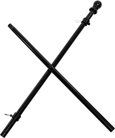 ifundom De Bandera De Acero Inoxidable Resistente Al Aire Diseño De Rotación para Jardín y Duradera Soporte para Bandera Profesional