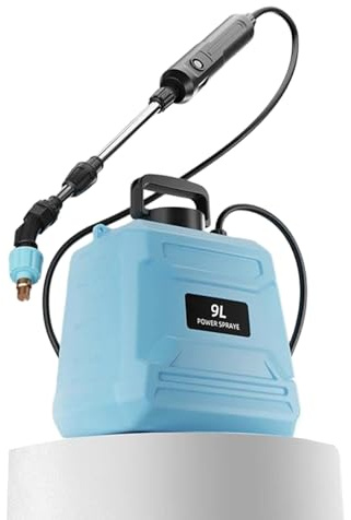 JSGHGDF Irrigatore da Giardino ad Alta Pressione, Irrigatore Elettrico Regolabile A Batteria con Asta Retrattile per Diserbo Fertilizzazione, Irrigatore Impermeabile