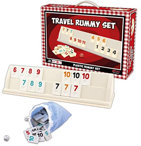Unbekannt Star Travel Rummy Set Kunststoff Stein leicht stabil Reisespiel Reise Okey TAKIM