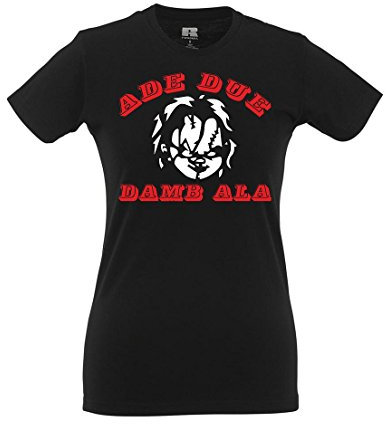 Textilhandel Hering Girlie - Chucky - Die mörder Puppe (Schwarz, M)